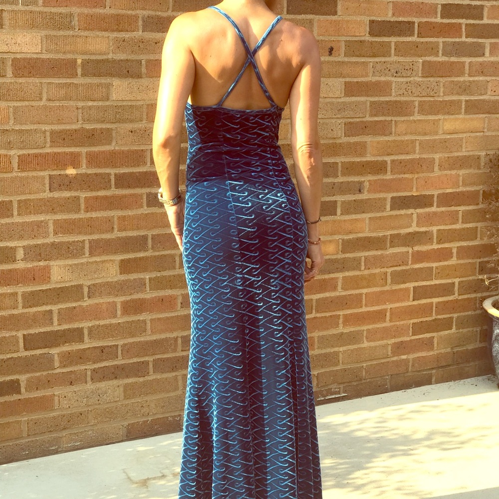 Floor Length Velvet Mermaid Dress